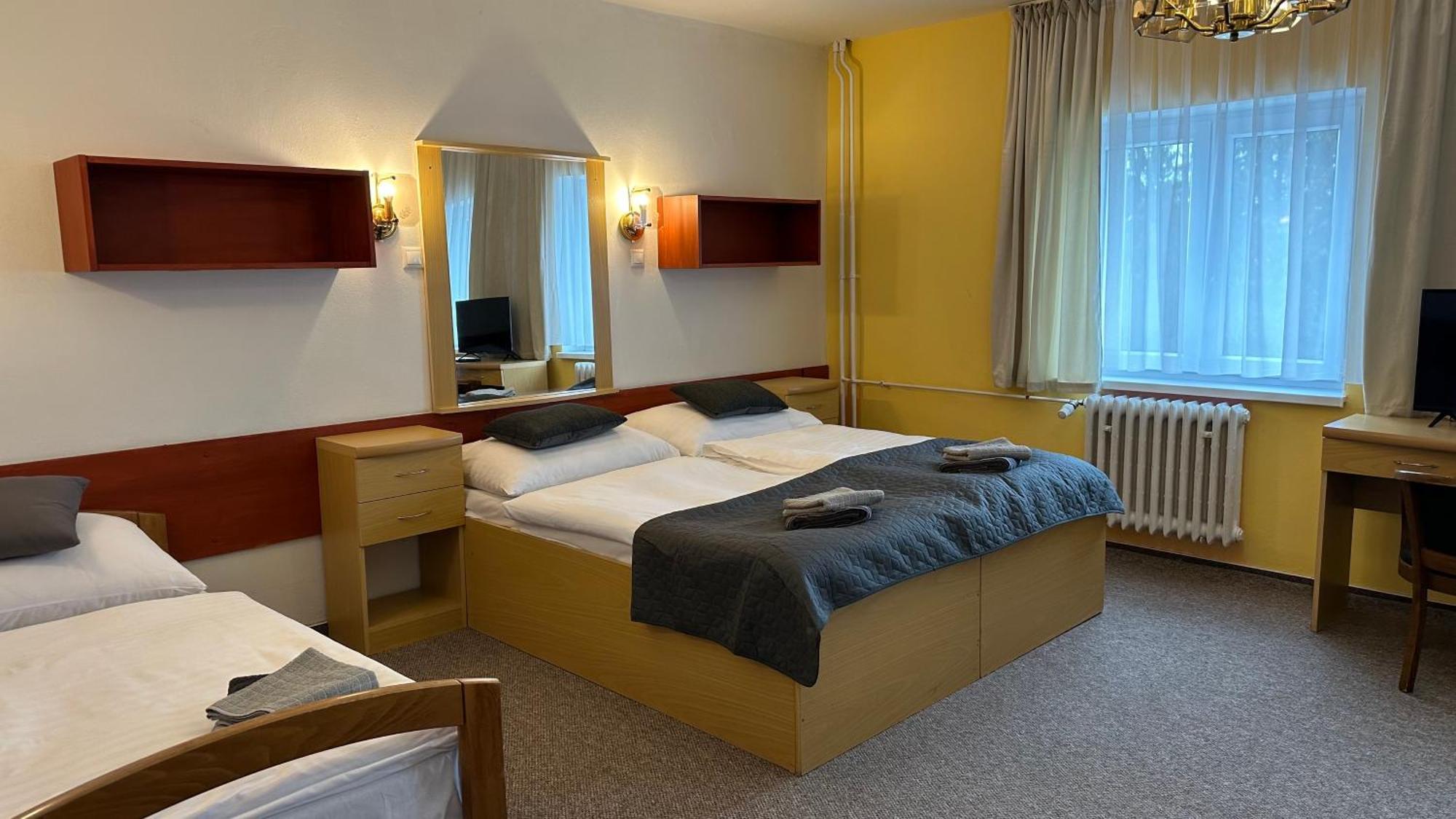 Hotel Pod Vlekem Loučná pod Klínovcem Buitenkant foto